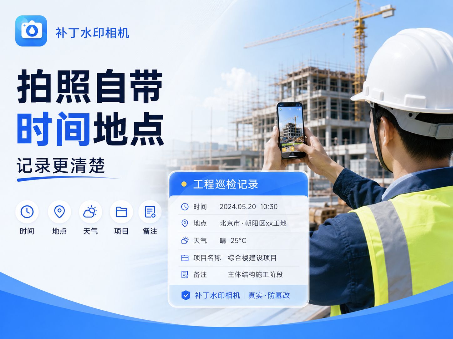 工作拍照留痕，免费水印相机推荐