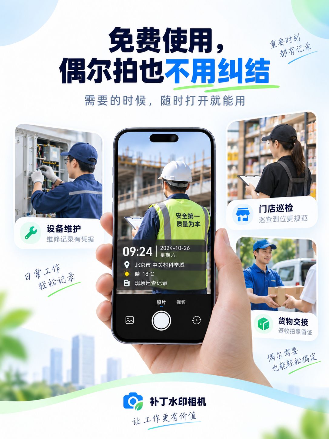拍张水印照片而已，能不能不看广告、不花钱？