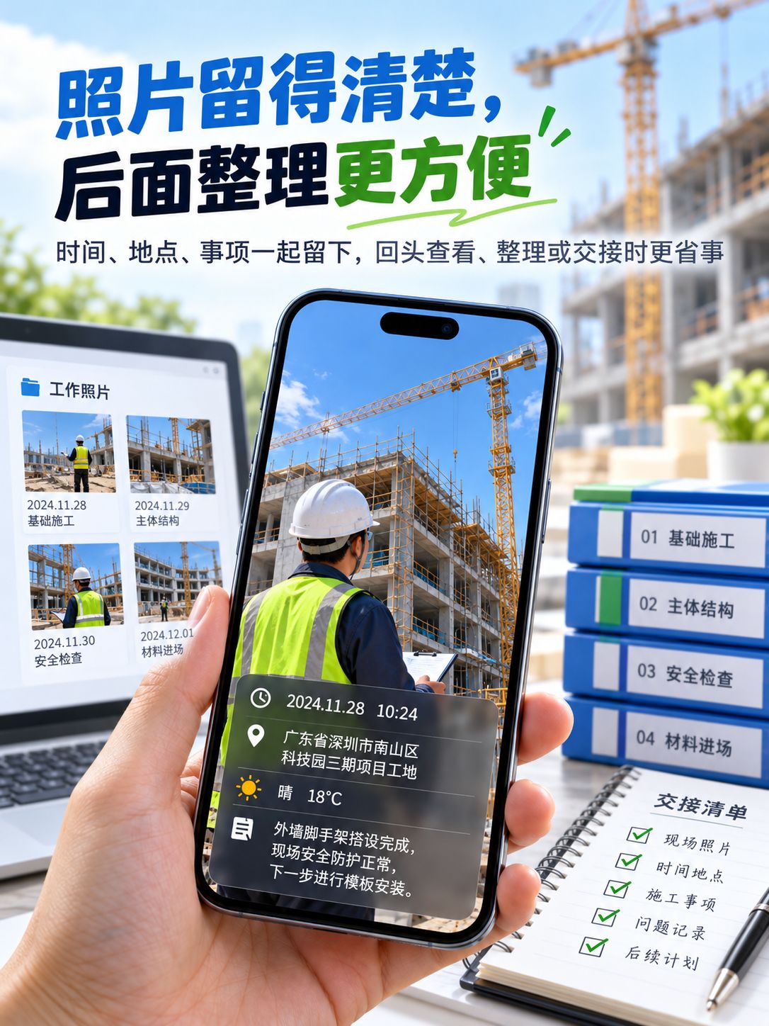工作拍照少些打扰，补丁水印相机免费无广告